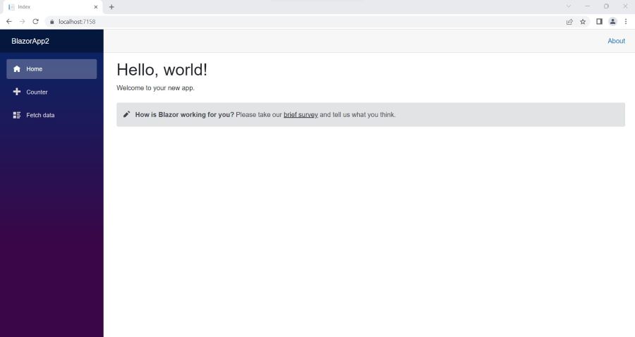 Demonstration and configuration of the Radzen Blazor